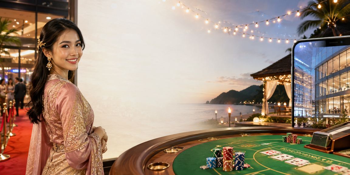 Permainan Baccarat live dengan suasana Hari Raya di Langkawi