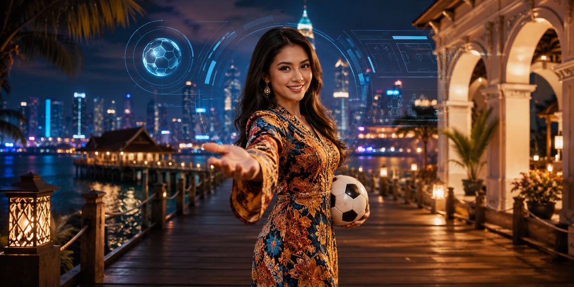 Pertaruhan sukan bola sepak di Sabah dengan corak batik tradisional